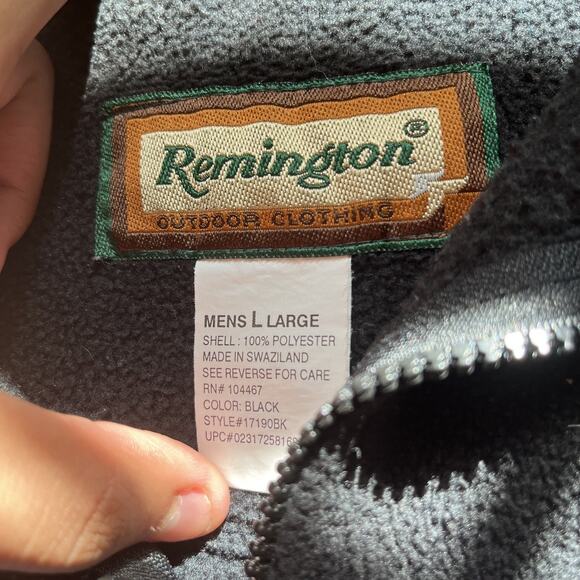 Vintage Remington Vest Men's Size Large Sleeveless Made In U.S.A outdoor Hunting - Picture 2 of 8